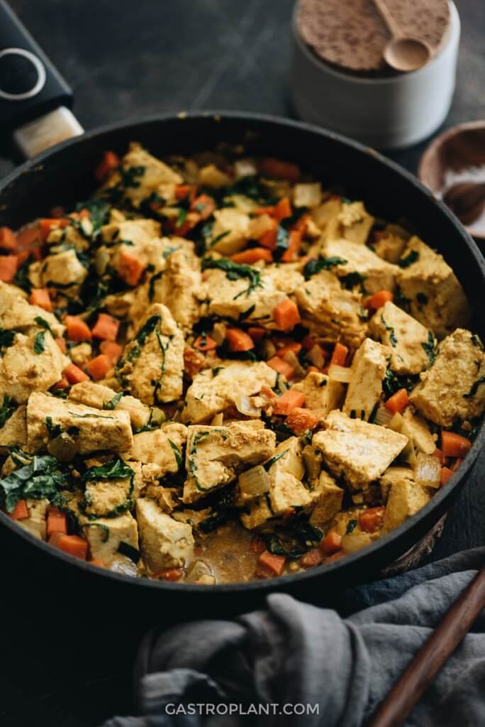 Curry Tofu Scramble Gastroplant