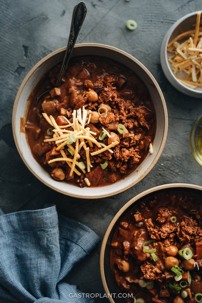 The Only Vegan Chili Recipe You Need - Gastroplant