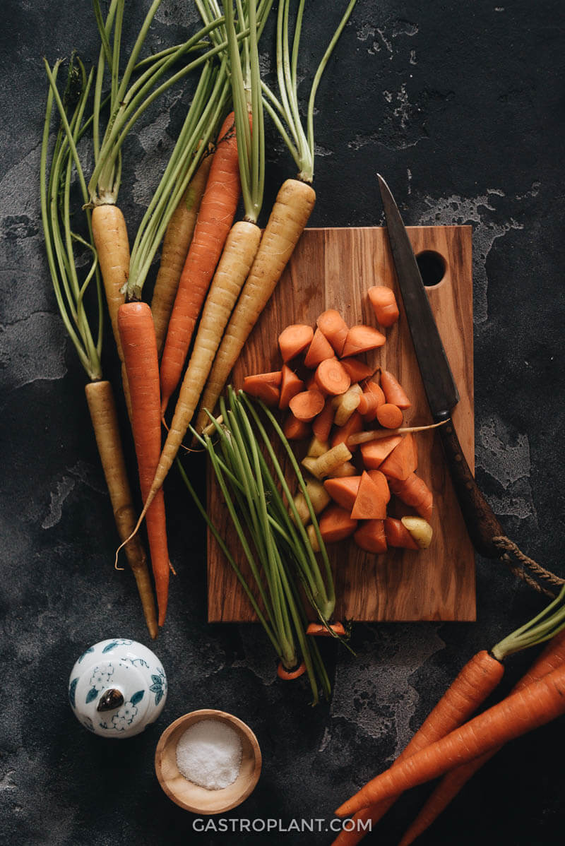 Ingredients for air fryer carrots