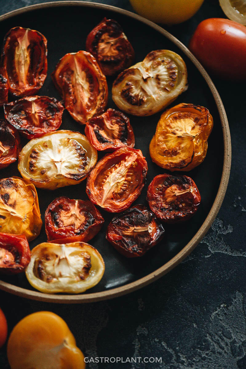 Smoky air fryer tomatoes