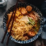 Vegan Miso Ramen Noodle Soup Square