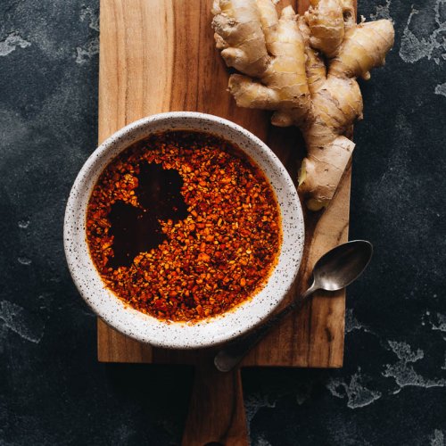 Hot Smoky Chinese Japanese Chili Oil for Dumplings