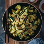 Easy healthy 3-ingredient sauteed summer squash square