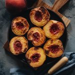 Easy Air Fryer Peaches Square