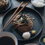 Refreshing vegan zaru soba cold noodles square