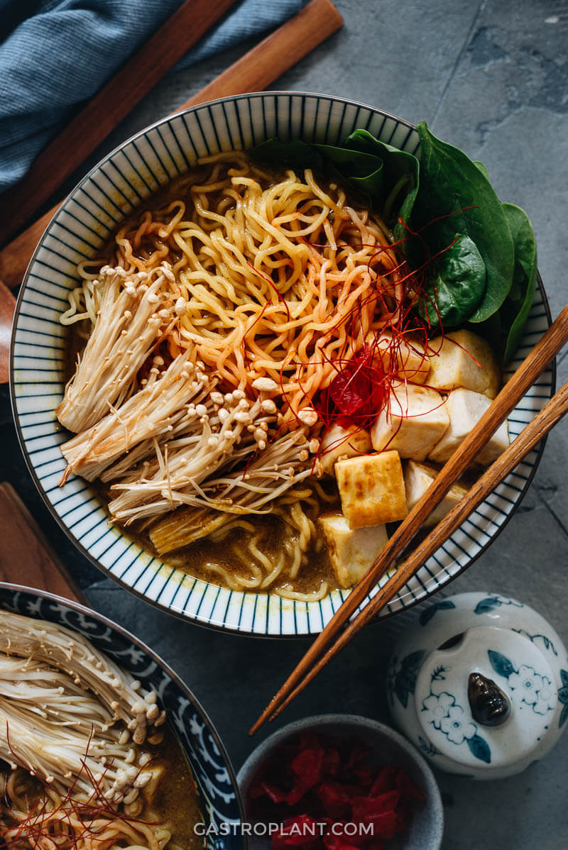 Vegan Curry Ramen - Gastroplant