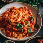 My favorite marinara recipe with clean bright flavors