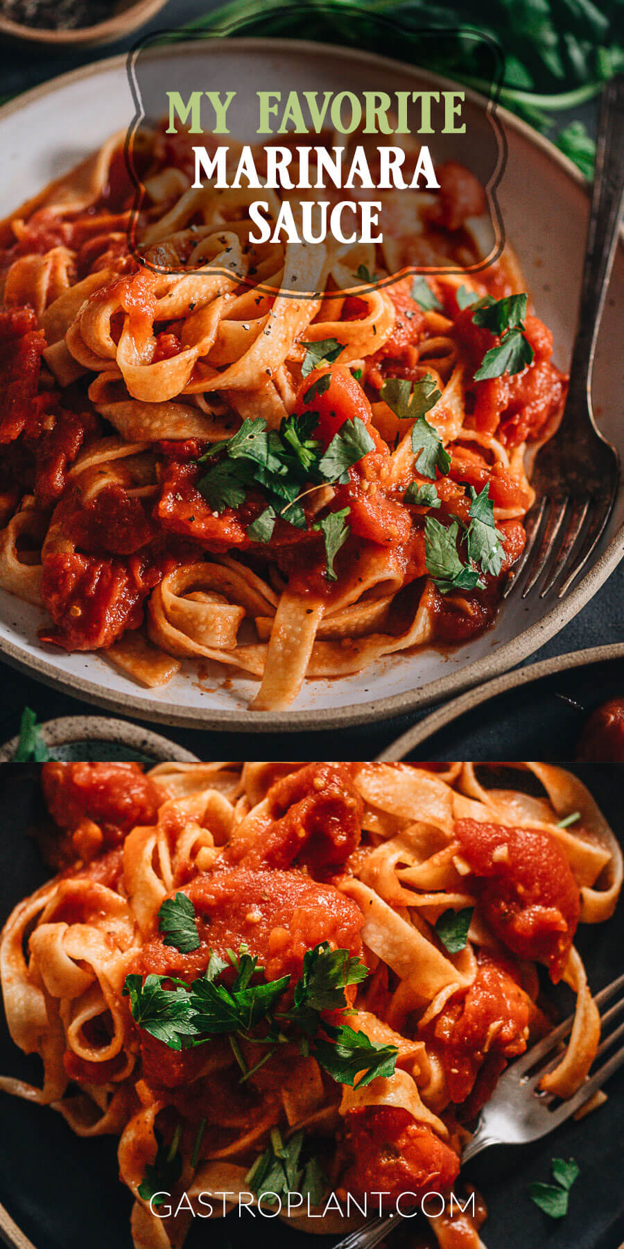 The best marinara pasta sauce collage