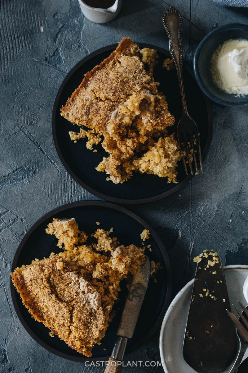 Crumbly vegan cornbread