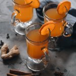 Easy spiked mulled apple cider with spice and orange