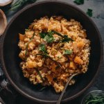 Winter squash risotto